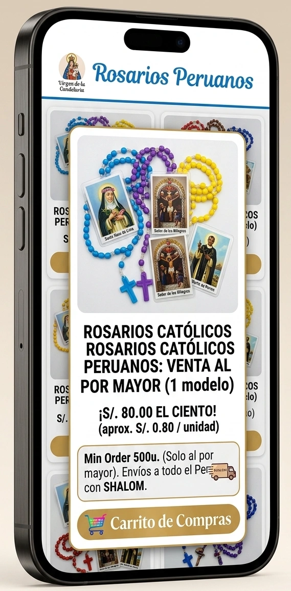 Catálogo en línea Rosarios Peruanos